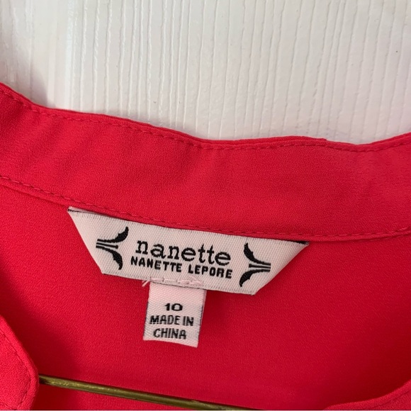 Nanette Lepore Monticello Rose Silky Midi Sleeveless Dress NWT Size - 10 - Picture 4 of 8